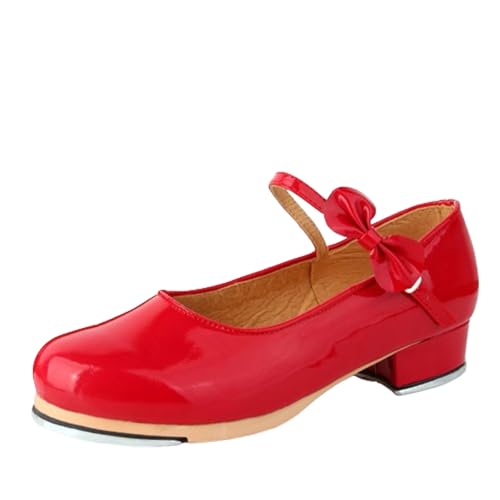 SerendipitousWhisper Tap Schuhe Dance,Steppschuhe für Damen,Jazz Stepptanzschuhe,Stepptanzschuhe Leder,Leicht Und Komfortabel,Gesellschaftstanzschuhe,Bewegungsfreiheit,für Kinder und Erwachsene von SerendipitousWhisper