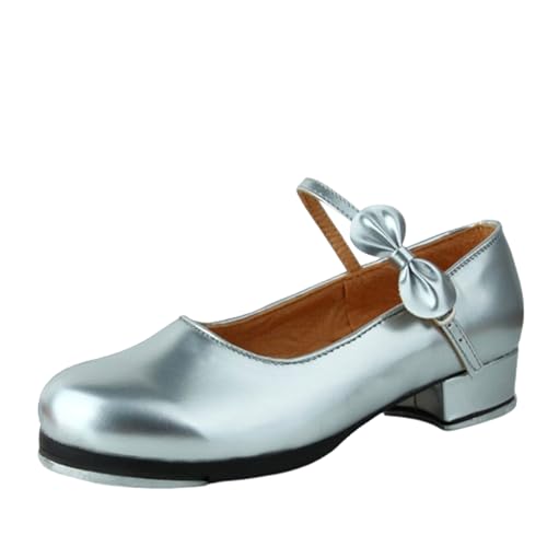 SerendipitousWhisper Tap Schuhe Dance,Steppschuhe für Damen,Jazz Stepptanzschuhe,Stepptanzschuhe Leder,Leicht Und Komfortabel,Gesellschaftstanzschuhe,Bewegungsfreiheit,für Kinder und Erwachsene von SerendipitousWhisper