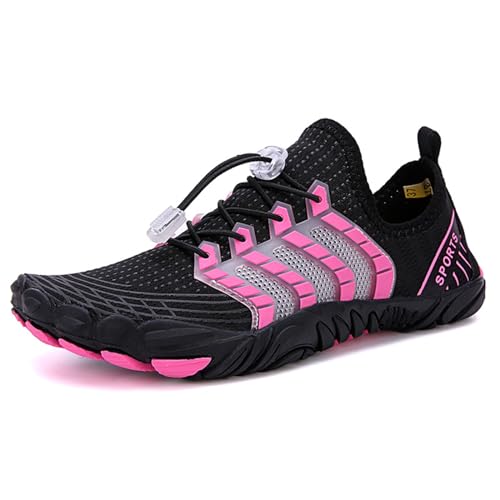 SerendipitousWhisper Wasserschuhe Damen Herren Badeschuhe Barfussschuhe Strandschuhe rutschfest Schnell Trocknend Atmungsaktiv Schwimmschuhe Surfschuhe Fitnessschuhe von SerendipitousWhisper