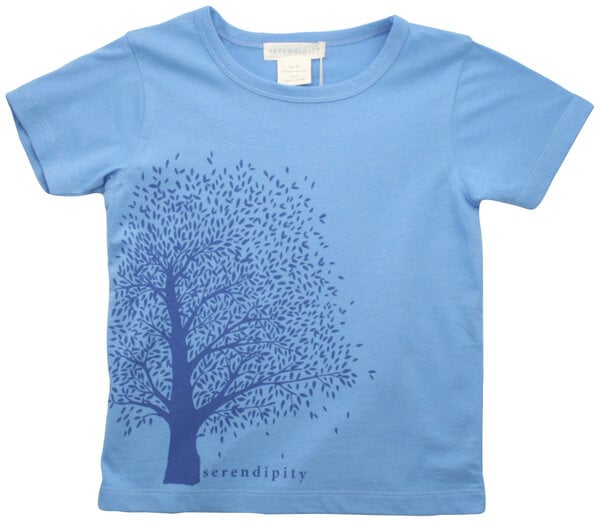 Serendipity Kurzarm T-Shirt mit Baumprint von Serendipity