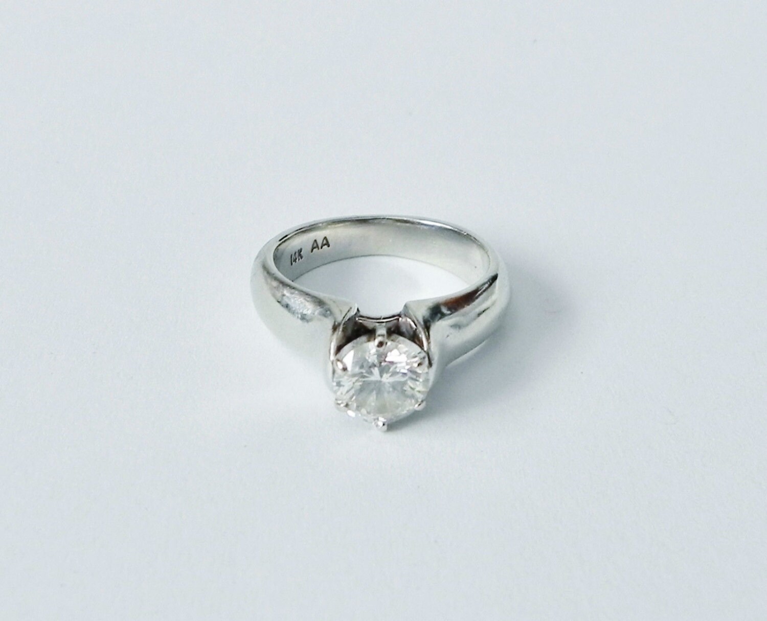 Schön & Edel Weissgold 1 Ct Diamant Verlobungsring Schön & Edel Weissgold 1 Ct Diamant Verlobungsring von Serendipity66