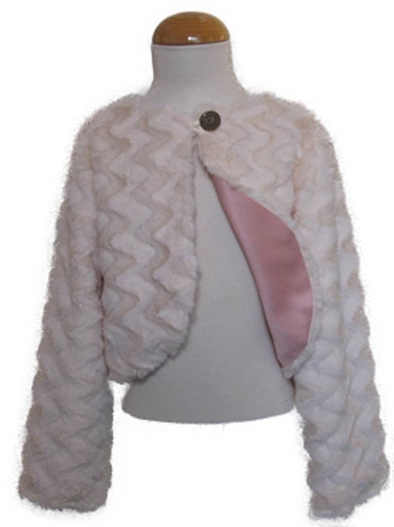 Creme Kunstpelz Jacke Alter 3-4 von SerendipityGDDsShop