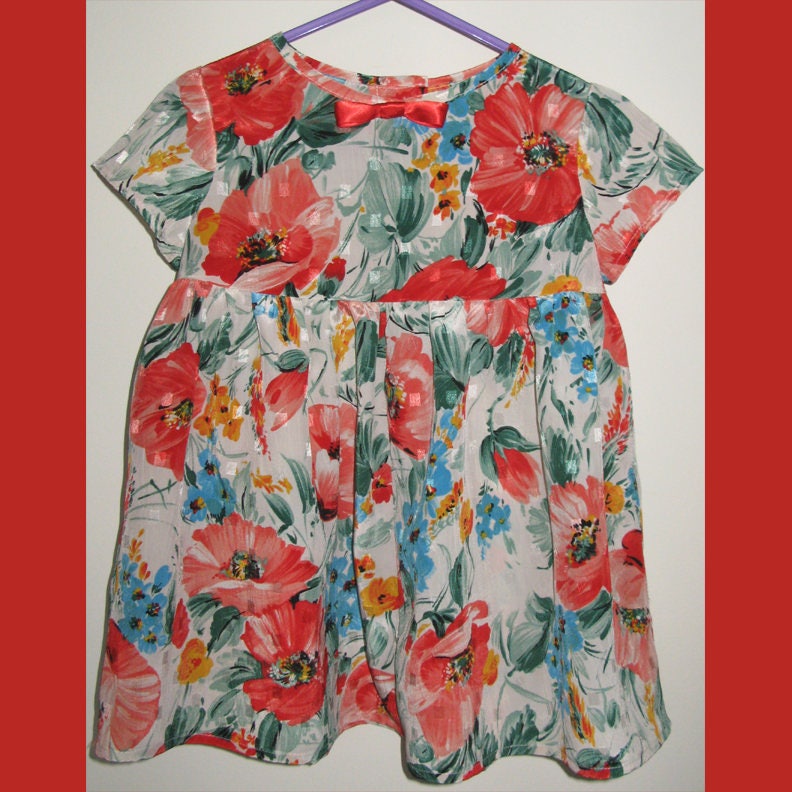 Mohnblumen Sommerkleid Alter 2 von SerendipityGDDsShop