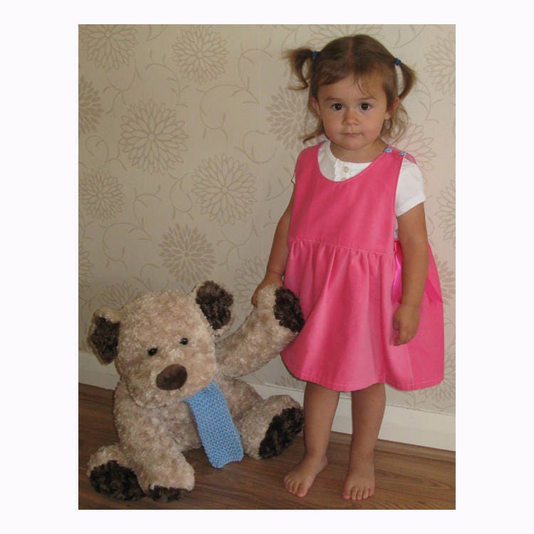 Winter Rose Rosa Cord Kleid Alter 2 von SerendipityGDDsShop