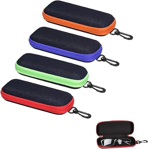 Serenelight 4 Stück Brillenetui Tragbares,Harte Brillenetui Tragbare,Weiche Brillenetui,Reise-Brillentasche Mit Reißverschluss Für Mehrere Brillen, Sonnenbrillen, Kurzsichtige Brillen Serenelight 4 Stück Brillenetui Tragbares,Harte Brillenetui Tragbare,Weiche Brillenetui,Reise-Brillentasche Mit Reißverschluss Für Mehrere Brillen, Sonnenbrillen, Kurzsichtige Brillen von Serenelight