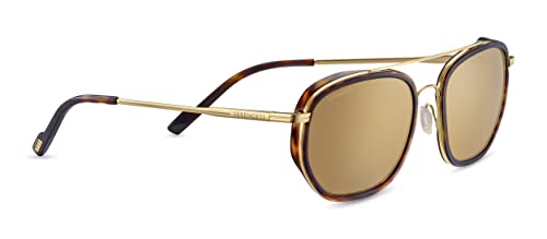 Serengeti Unisex Boron Sonnenbrille, Bold Gold Dark Turtoise von Serengeti