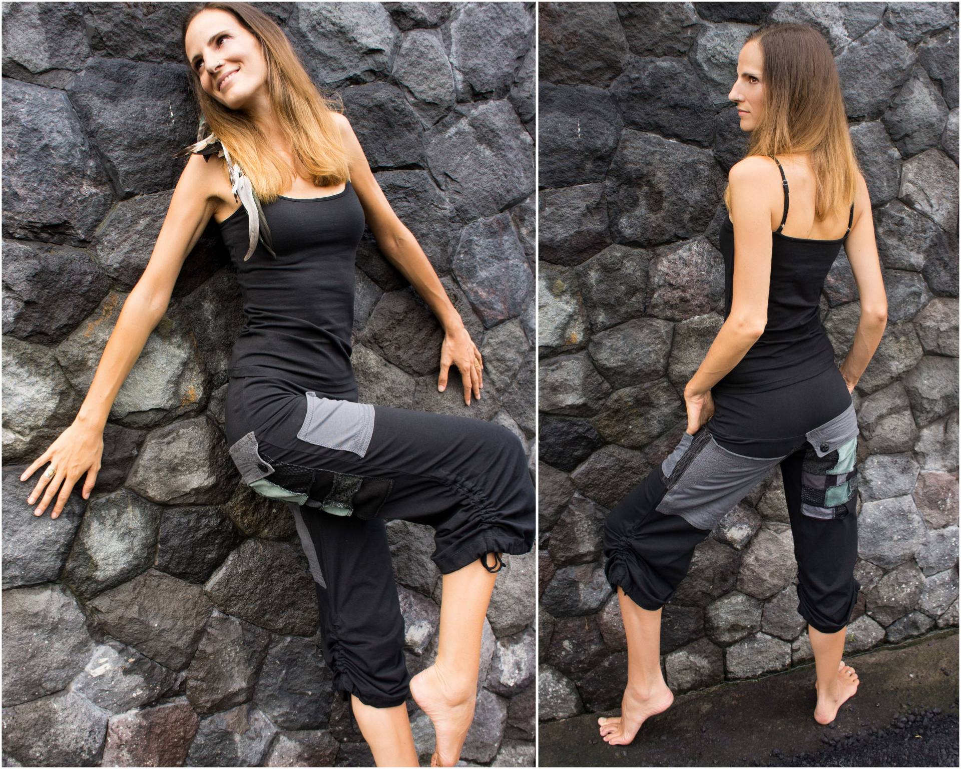 Patchwork Hose Festival Wear Und Rave Kleidung Piraten Elfen Boho Hippie Ronja Pant von SeresClothing