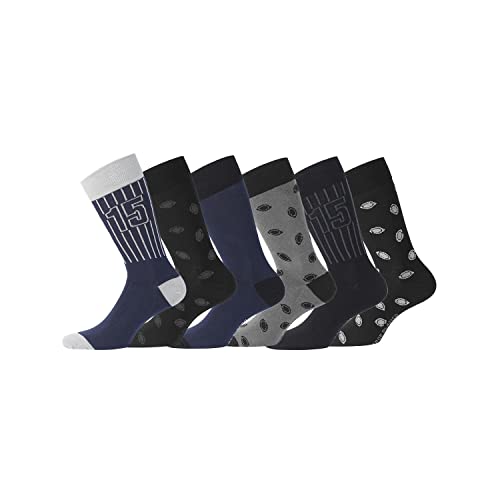 SERGE BLANCO Socken Herren Anti-Reizung, SportSocken Herren, Bewegungsfreiheit, Angenehm (6er Pack) von Serge Blanco