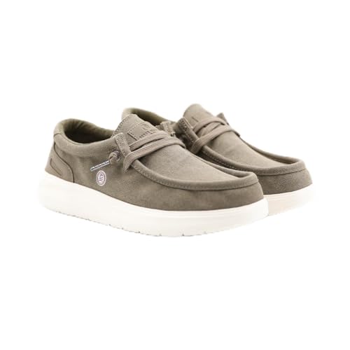 Serge Blanco Bootsschuh Saint Jean Wildleder Braun Shitake – Stadtschuh für Herren von Serge Blanco