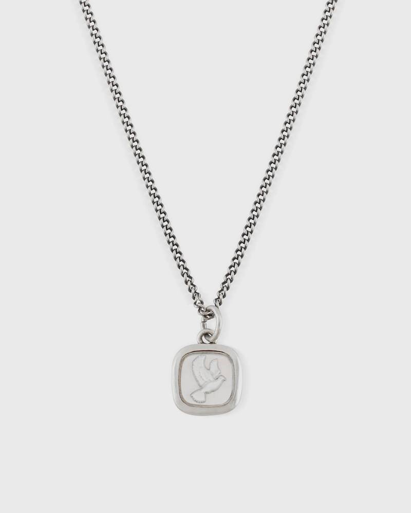 Serge DeNimes Silver Dove Cameo Necklace men Jewellery silver in Größe:ONE SIZE von Serge DeNimes