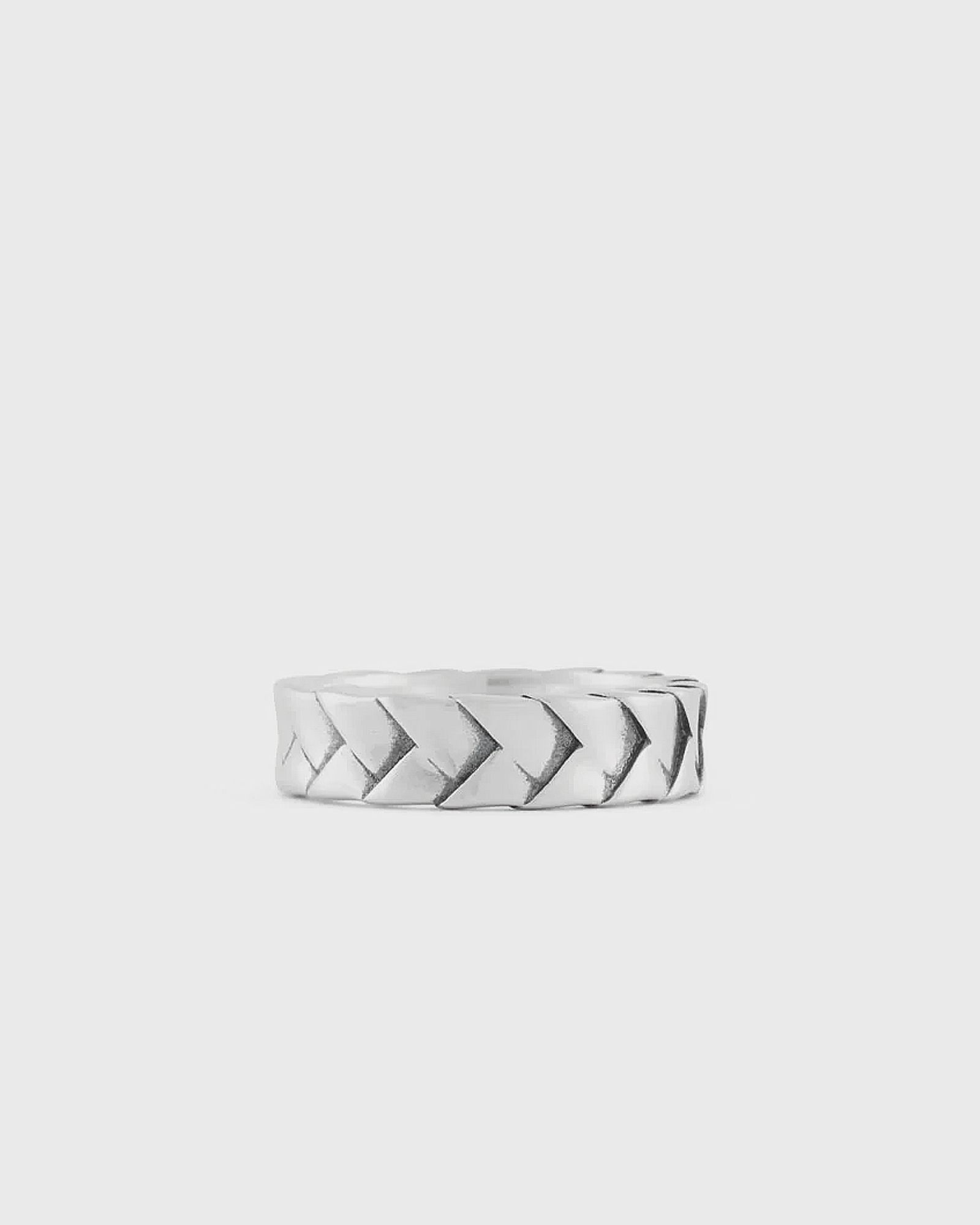 Serge DeNimes Silver Woven Ring men Jewellery silver in Größe:56 MM von Serge DeNimes