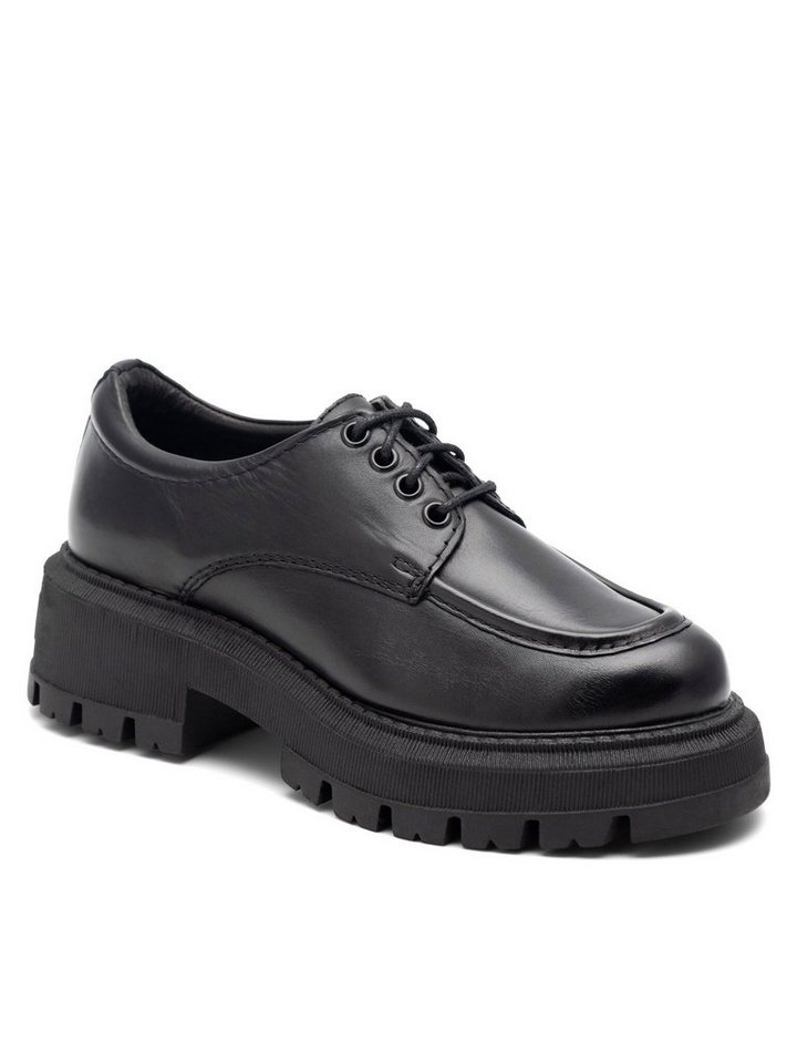 Sergio Bardi Halbschuhe RST-B1026-01SB Schwarz Schnürschuh von Sergio Bardi