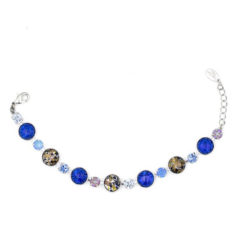 Sergio Engel Armband Bohemia Armband 01 Edelstahl-Armband mit Glascabouchons und Kristallen (1-tlg), wasserfest von Sergio Engel