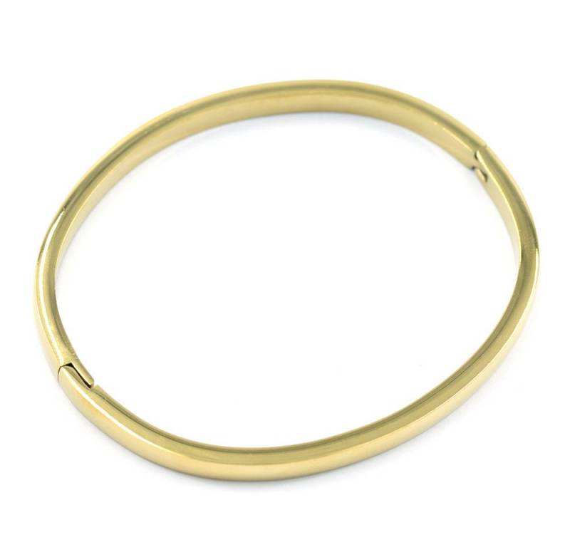 Sergio Engel Armreif Edelstahl Armspange 09 Hochglanz poliertes wasserfestes Armband (1-tlg), wasserfest von Sergio Engel