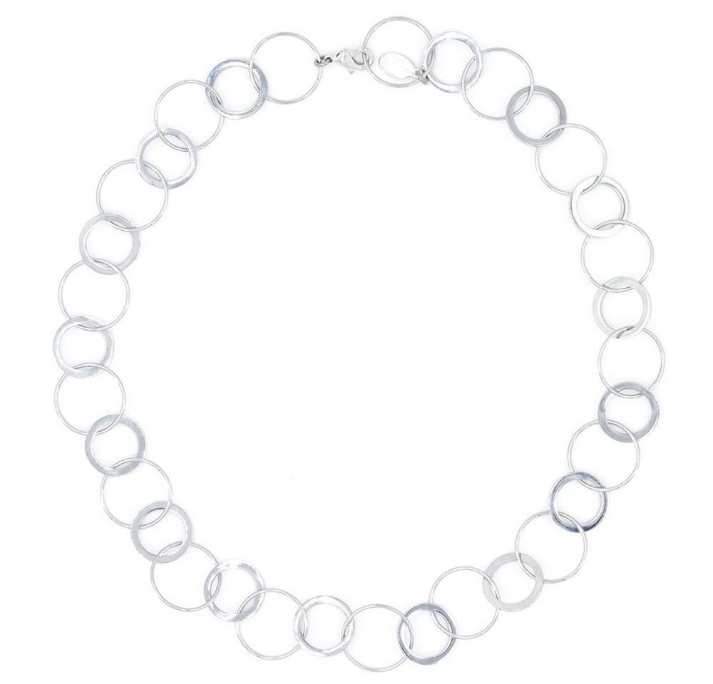 Sergio Engel Collier Circle Chain Kette 01 Klassische Gliederkette - Ringe in Edelstahl (1-tlg) von Sergio Engel