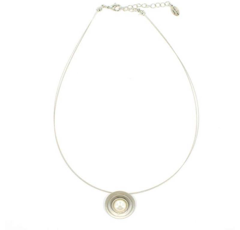 Sergio Engel Collier Classics Kette 01 Elegante Stahlseilkette mit Perle-Anhänger (Set, 2-tlg., inkl. Schmuckanhänger) von Sergio Engel