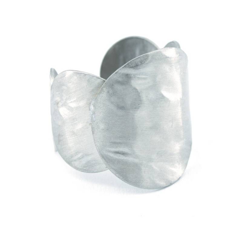 Sergio Engel Fingerring Pura Ring 55 satinierter Statement-Edelstahlring, flach anliegend (1-tlg) von Sergio Engel