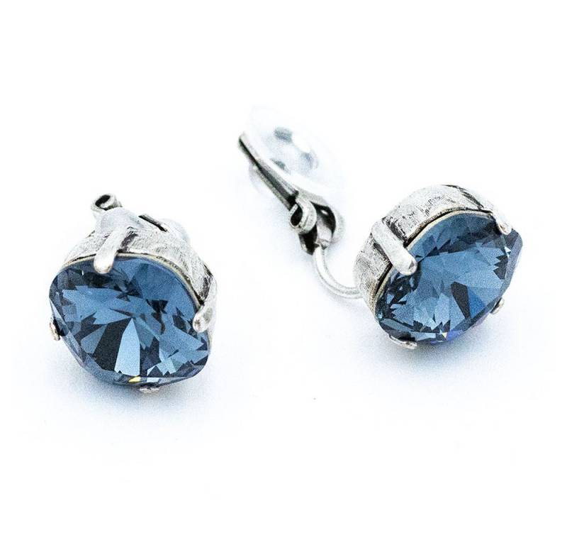 Sergio Engel Ohrclip-Set Basics Ohrclip 03 Elegant, mit edlem Kristall in Krappenfassung (Paar Ohrclips, 2-tlg., Paar) von Sergio Engel