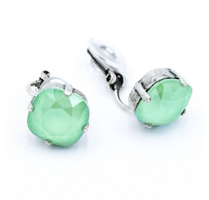 Sergio Engel Ohrclip-Set Basics Ohrclip 03 Elegant, mit edlem Kristall in Krappenfassung (Paar Ohrclips, 2-tlg., Paar) von Sergio Engel