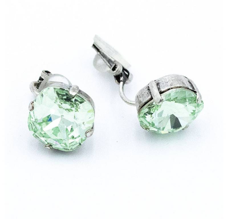 Sergio Engel Ohrclip-Set Basics Ohrclip 03 Elegant, mit edlem Kristall in Krappenfassung (Paar Ohrclips, 2-tlg., Paar) von Sergio Engel