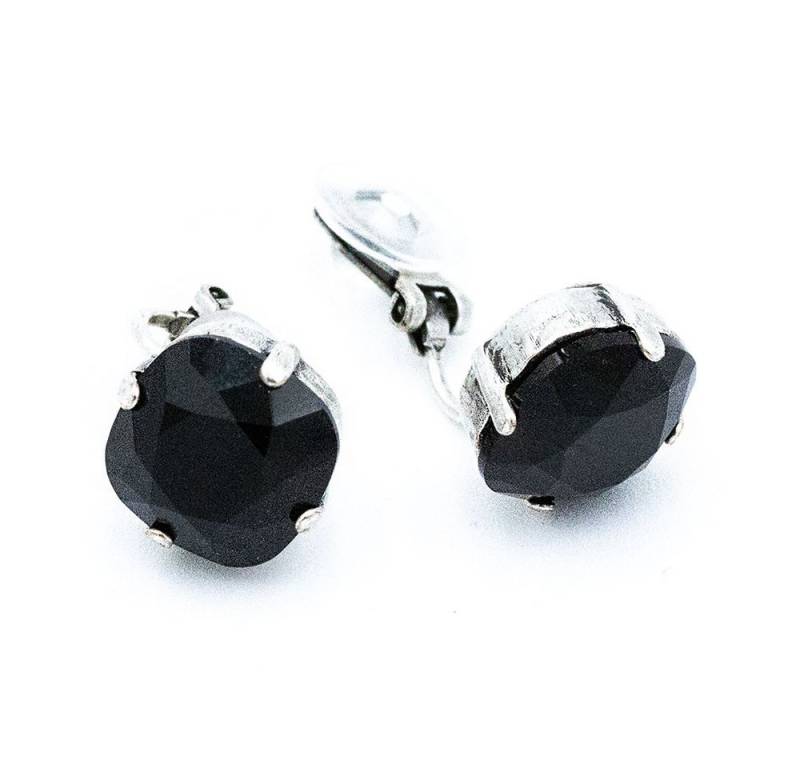 Sergio Engel Ohrclip-Set Basics Ohrclip 03 Elegant, mit edlem Kristall in Krappenfassung (Paar Ohrclips, 2-tlg., Paar) von Sergio Engel