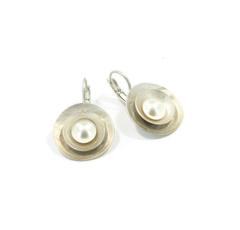 Sergio Engel Paar Ohrhänger Classics Ohrring 01 Eleganter Schaälchen-Ohrhänger mit Perle (Paar Ohrhänger, 2-tlg., Paar) von Sergio Engel