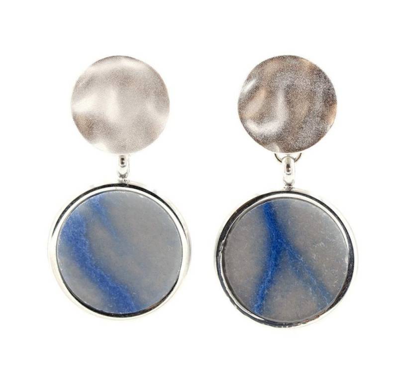 Sergio Engel Paar Ohrstecker Beach Ohrring 03 Zweiteiliger Ohrstecker mit Edelstahlanhängeelement (Set aus Steckeroberteil und Anhänger, 4-tlg., Set) von Sergio Engel