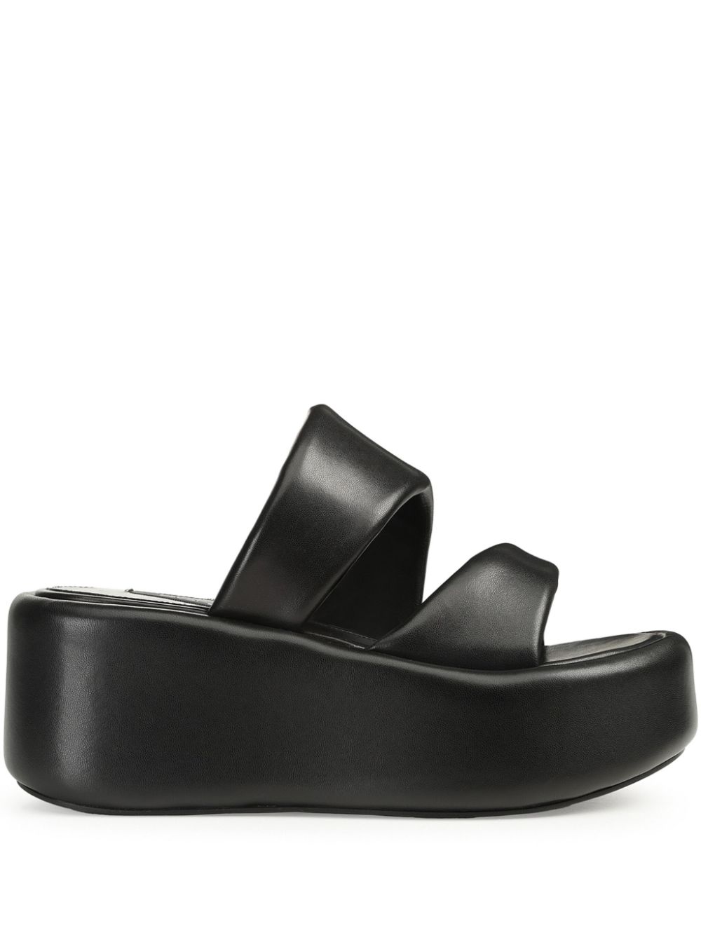 Sergio Rossi Spongy Wedge-Sandalen - Schwarz von Sergio Rossi