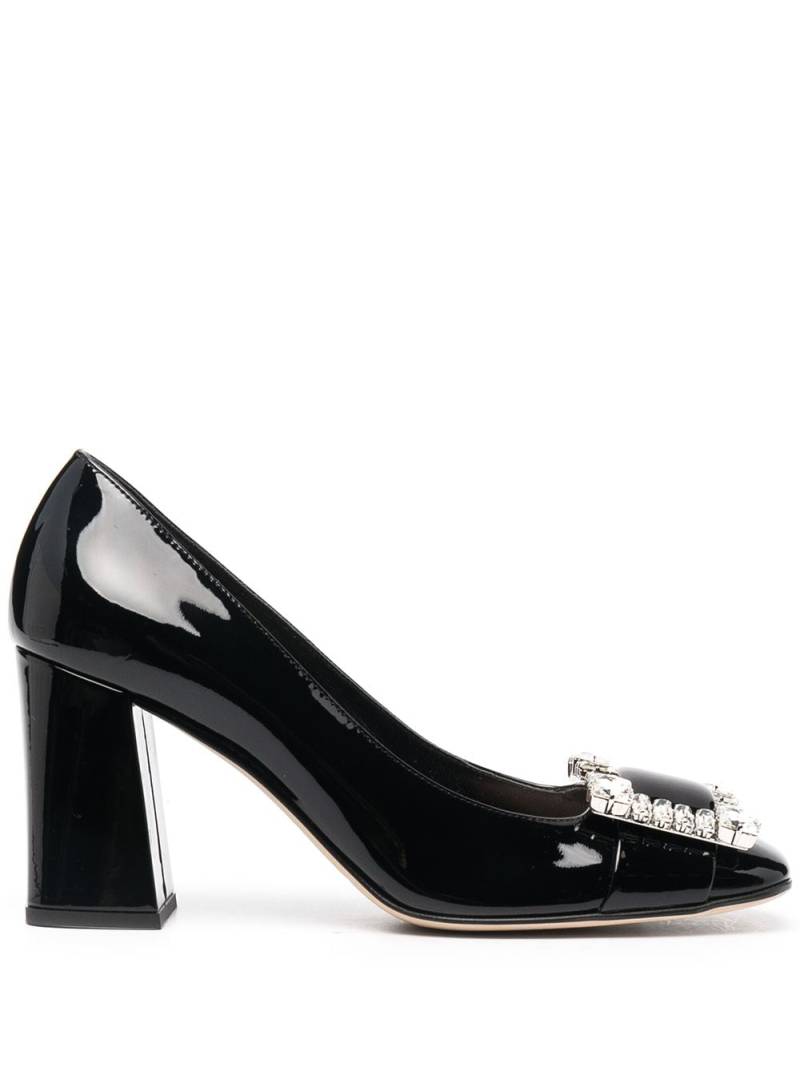 Sergio Rossi Verzierte Pumps - Schwarz von Sergio Rossi