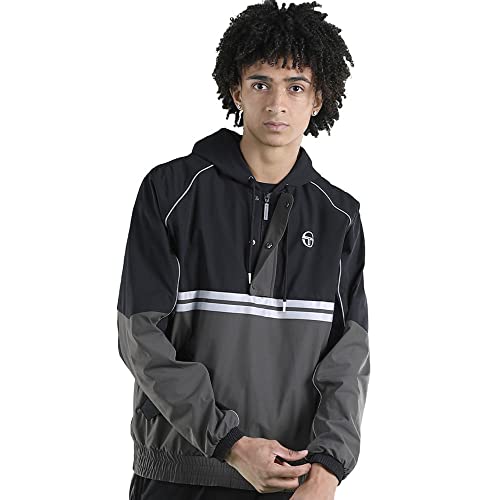 Herrenjacke Sergio Tacchini Netem Track Jacket BLK/OLI M von Sergio Tacchini