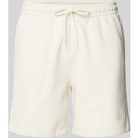 SERGIO TACCHINI Regular Fit Sweatshorts mit Logo-Stitching Modell 'SIMBA' in Offwhite, Größe M SERGIO TACCHINI Regular Fit Sweatshorts mit Logo-Stitching Modell 'SIMBA' in Offwhite, Größe M von Sergio Tacchini
