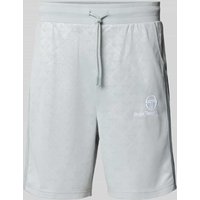 SERGIO TACCHINI Shorts mit Label-Stitching Modell 'NERO' in Hellgrau, Größe XXL SERGIO TACCHINI Shorts mit Label-Stitching Modell 'NERO' in Hellgrau, Größe XXL von Sergio Tacchini