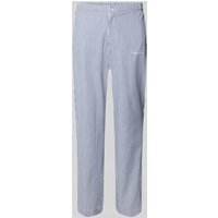 SERGIO TACCHINI Straight Leg Hose mit Label-Stitching Modell 'GALLIPOLI' in Hellblau, Größe XXL von Sergio Tacchini