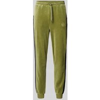 SERGIO TACCHINI Sweatpants mit Label-Stitching Modell 'DAMARIND' in Oliv, Größe M SERGIO TACCHINI Sweatpants mit Label-Stitching Modell 'DAMARIND' in Oliv, Größe M von Sergio Tacchini