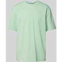 SERGIO TACCHINI T-Shirt mit Label-Stitching Modell 'SIMBA' in Mint, Größe M von Sergio Tacchini