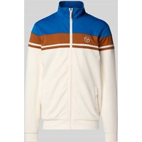 SERGIO TACCHINI Trainingsjacke mit Label-Stitching Modell 'DAMARINDO' in Offwhite, Größe L SERGIO TACCHINI Trainingsjacke mit Label-Stitching Modell 'DAMARINDO' in Offwhite, Größe L von Sergio Tacchini