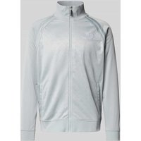 SERGIO TACCHINI Trainingsjacke mit Label-Stitching Modell 'GHIBLI' in Hellgrau, Größe XXL von Sergio Tacchini