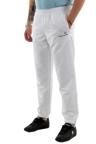 Sergio Tacchini Carson 021 Slim Pant (39171) Herren Trainingshose White/Black (118) L von Sergio Tacchini