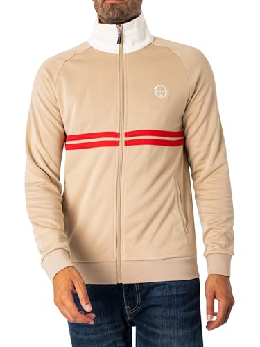 Sergio Tacchini Dallas Track Top Jacket - Humus/Gardenia-L von Sergio Tacchini