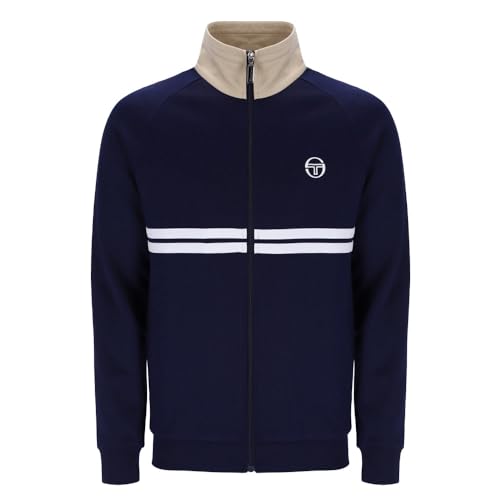 Sergio Tacchini Dallas Track Top Jacket - Maritime Blue/Humus-L von Sergio Tacchini