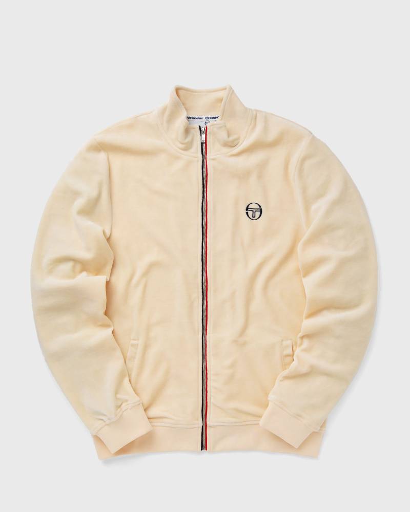 Sergio Tacchini EDDIE VELOUR TRACK TOP men Track Jackets beige in Größe:M von Sergio Tacchini
