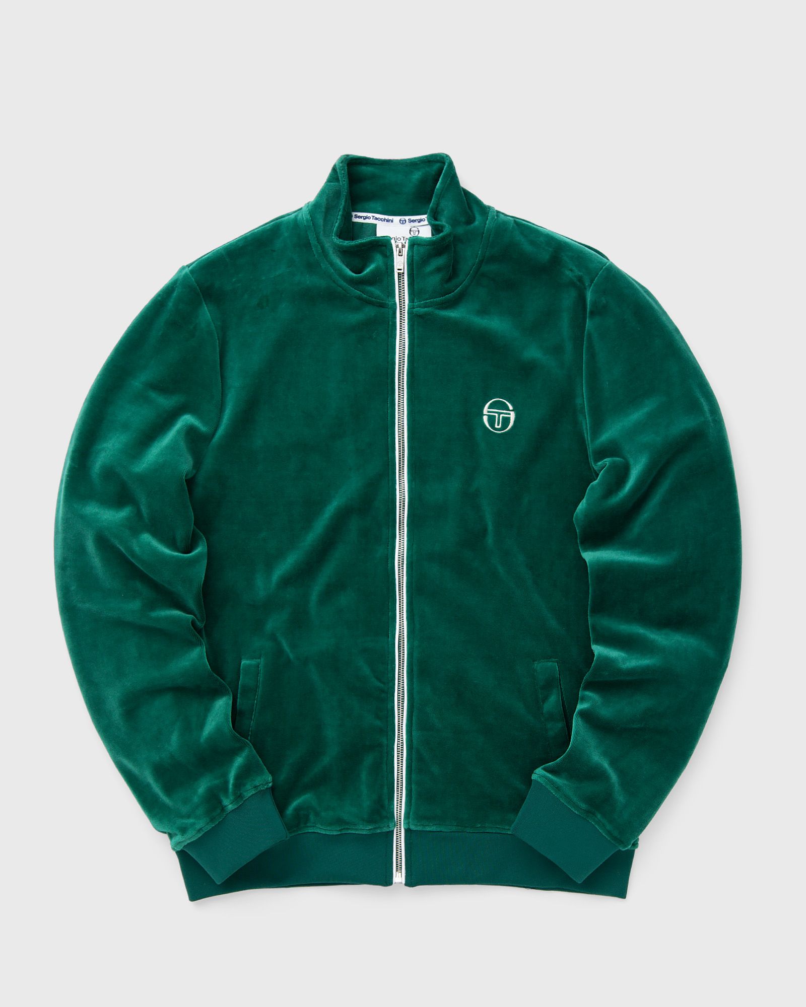 Sergio Tacchini EDDIE VELOUR TRACK TOP men Track Jackets green in Größe:M von Sergio Tacchini