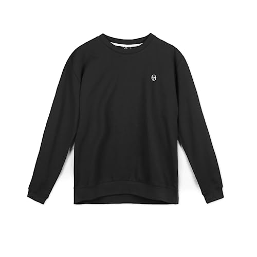 Sergio Tacchini FZ Sweat Iconic, Black White, S von Sergio Tacchini