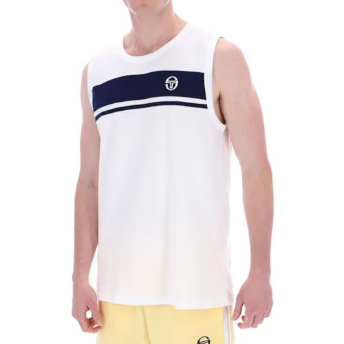 Sergio Tacchini Herren Damarindo-Weste, Weiß, L von Sergio Tacchini