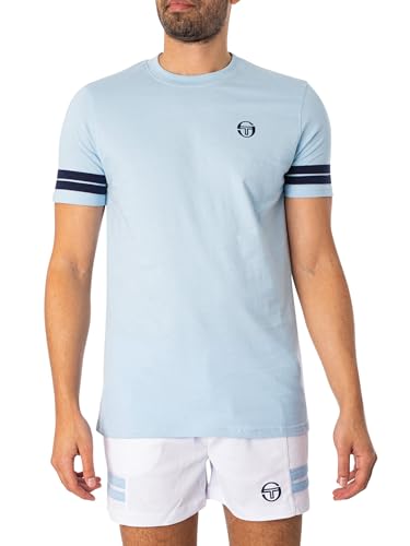 Sergio Tacchini Herren Grello-T-Shirt, Blau, M von Sergio Tacchini