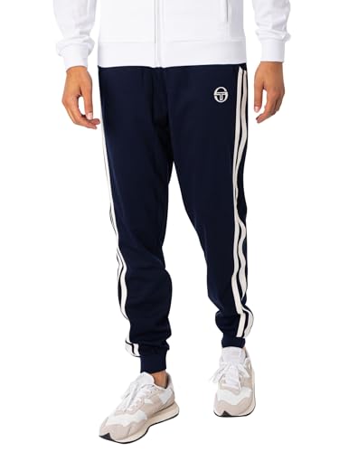 Sergio Tacchini Herren Neue Damarindo Track Jogger, Maritime Blue/Gardenia, 3XL von Sergio Tacchini