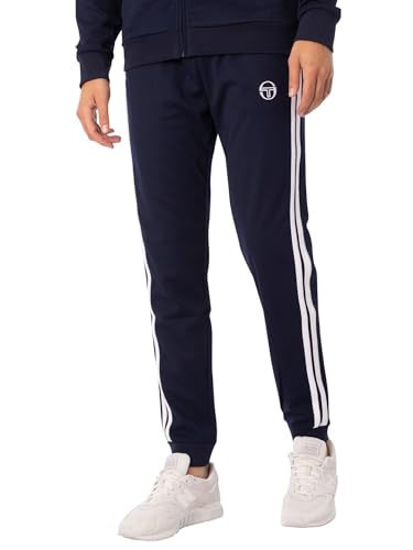 Sergio Tacchini Herren Sporthose New Damarindo weiß/Nachtblau XL von Sergio Tacchini