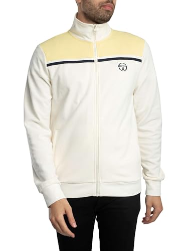 Sergio Tacchini Herren Youngline MK2 Trainingsjacke, Gardenia/Pale Banana, XXL von Sergio Tacchini