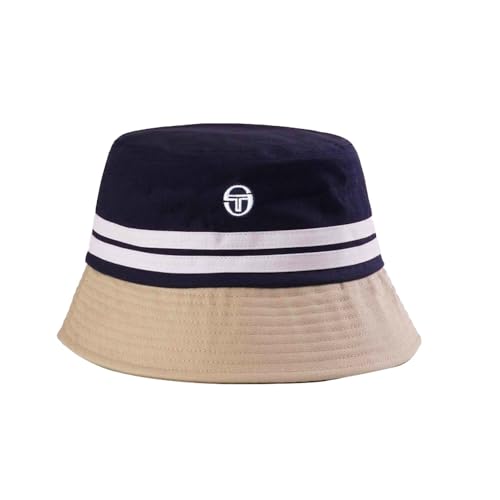 Sergio Tacchini Stonewoods Bucket Hat - Maritime Blue/Humus-One Size von Sergio Tacchini