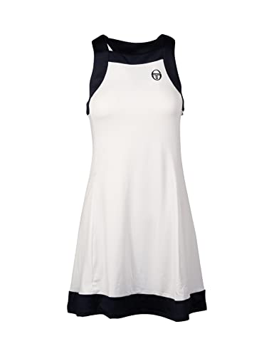 Sergio Tacchini TCP Dress (39702) Damen Kleid White/Navy (100) XS von Sergio Tacchini